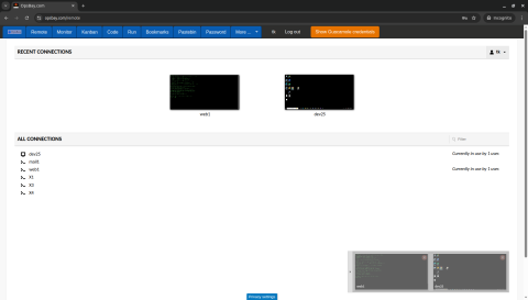 Apache Guacamole Screenshot